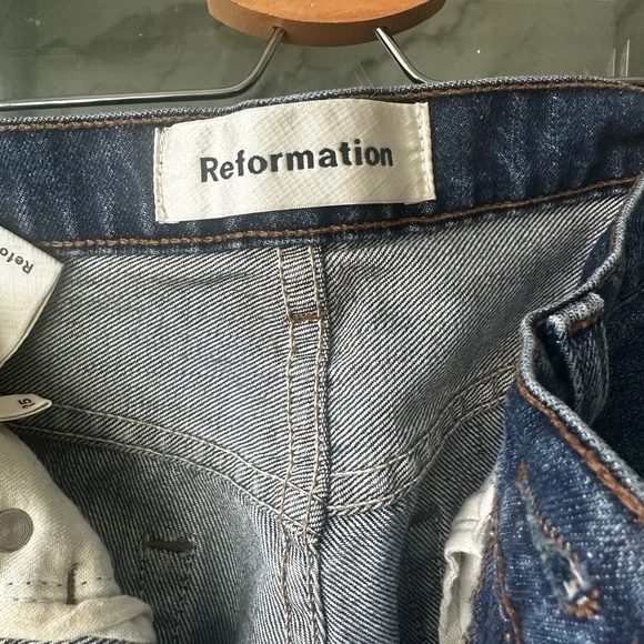 Reformation Julia High Cigarette Jeans - Picture 3 of 4